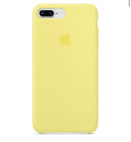 Genuine Original Silicone Case Cover For Apple iPhone 8 Plus Yellow