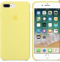 Genuine Original Silicone Case Cover For Apple iPhone 8 Plus Yellow