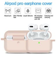 Compatible AirPods Pro Case Cover Silicone Protective Case Skin PINK