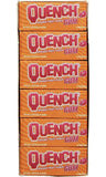 Quench Gum Twelve 10 Piece Packs Orange and Fruit Flavor