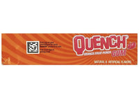 Quench Gum Twelve 10 Piece Packs Orange and Fruit Flavor